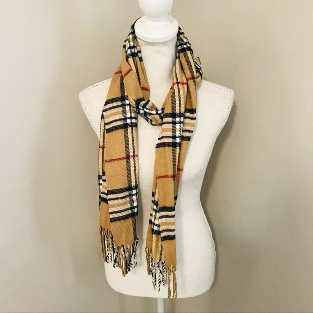 Cozy Plaid Scarf
